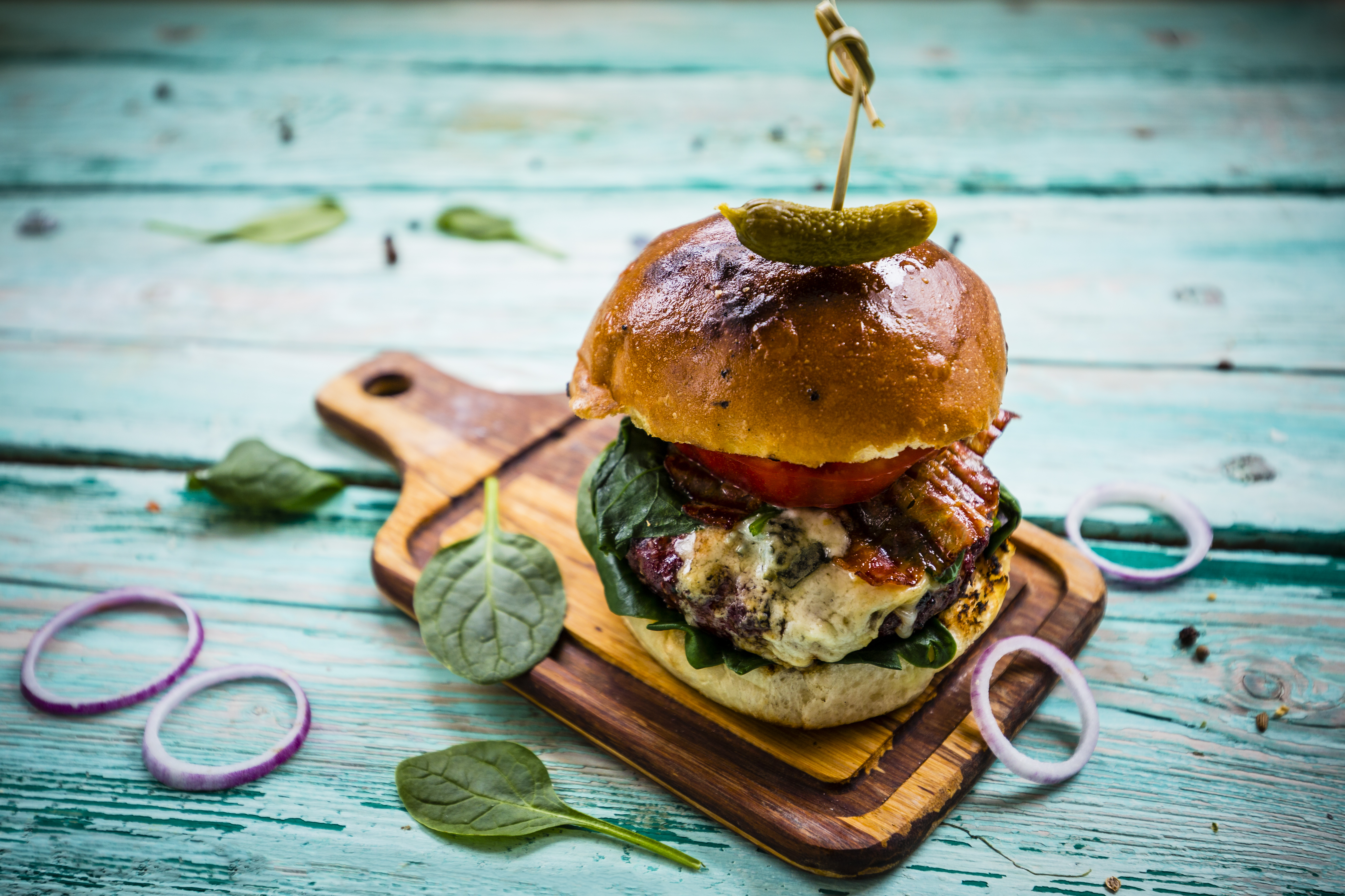 Photo of Bison & Beef Trifecta Burger