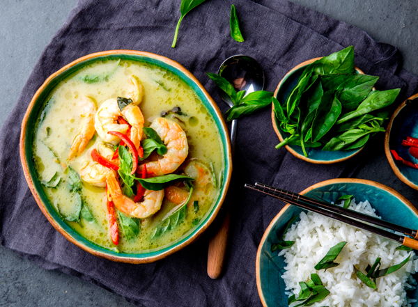 Photo of *NEW* Shrimp Green Thai Curry Bowl