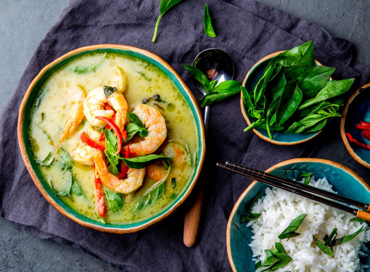 Photo of *NEW* Shrimp Green Thai Curry Bowl