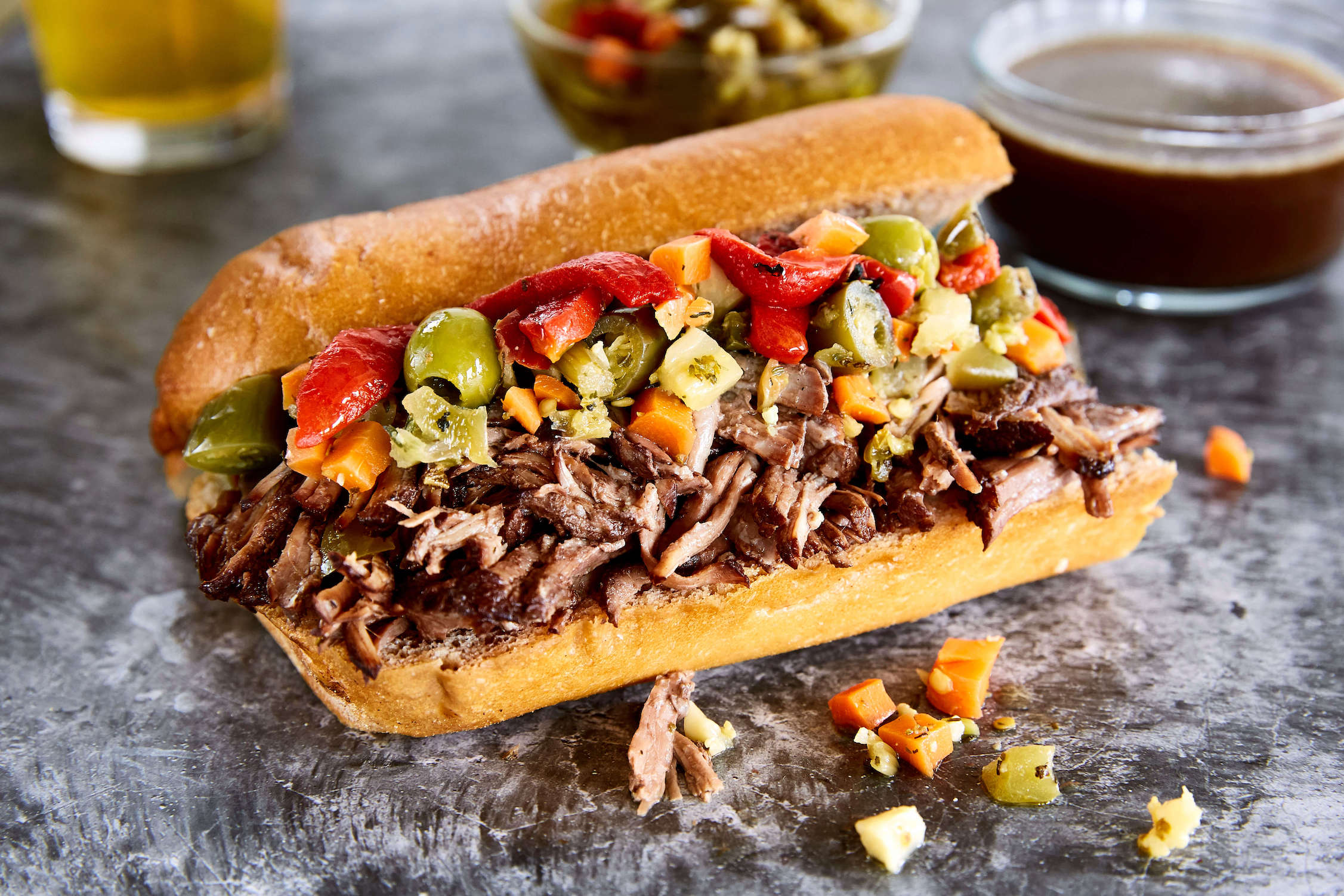 Photo of Chicago Style Italian Beef Sandwich