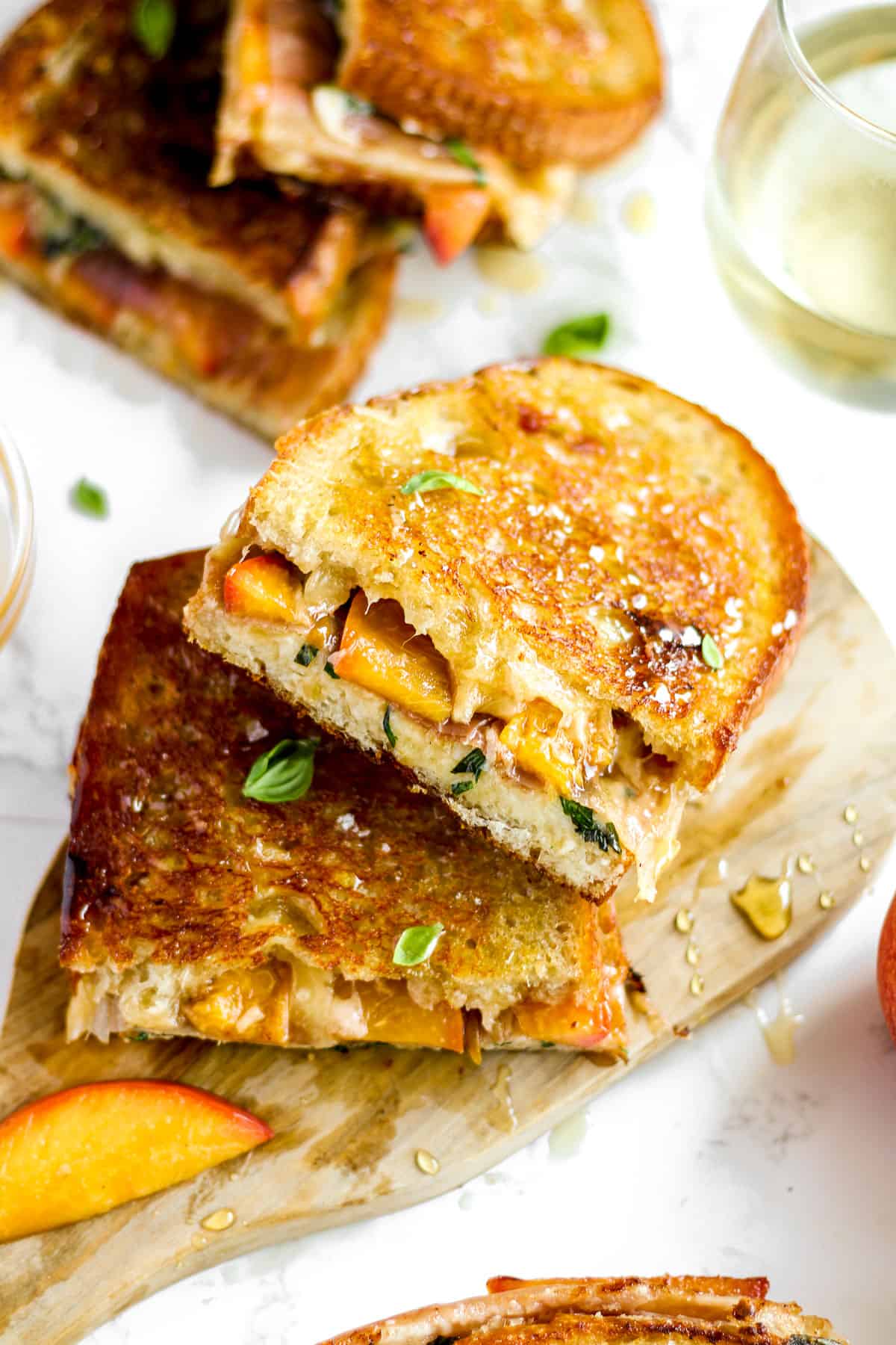 Photo of Sweet Heat Peach Grilled Cheese