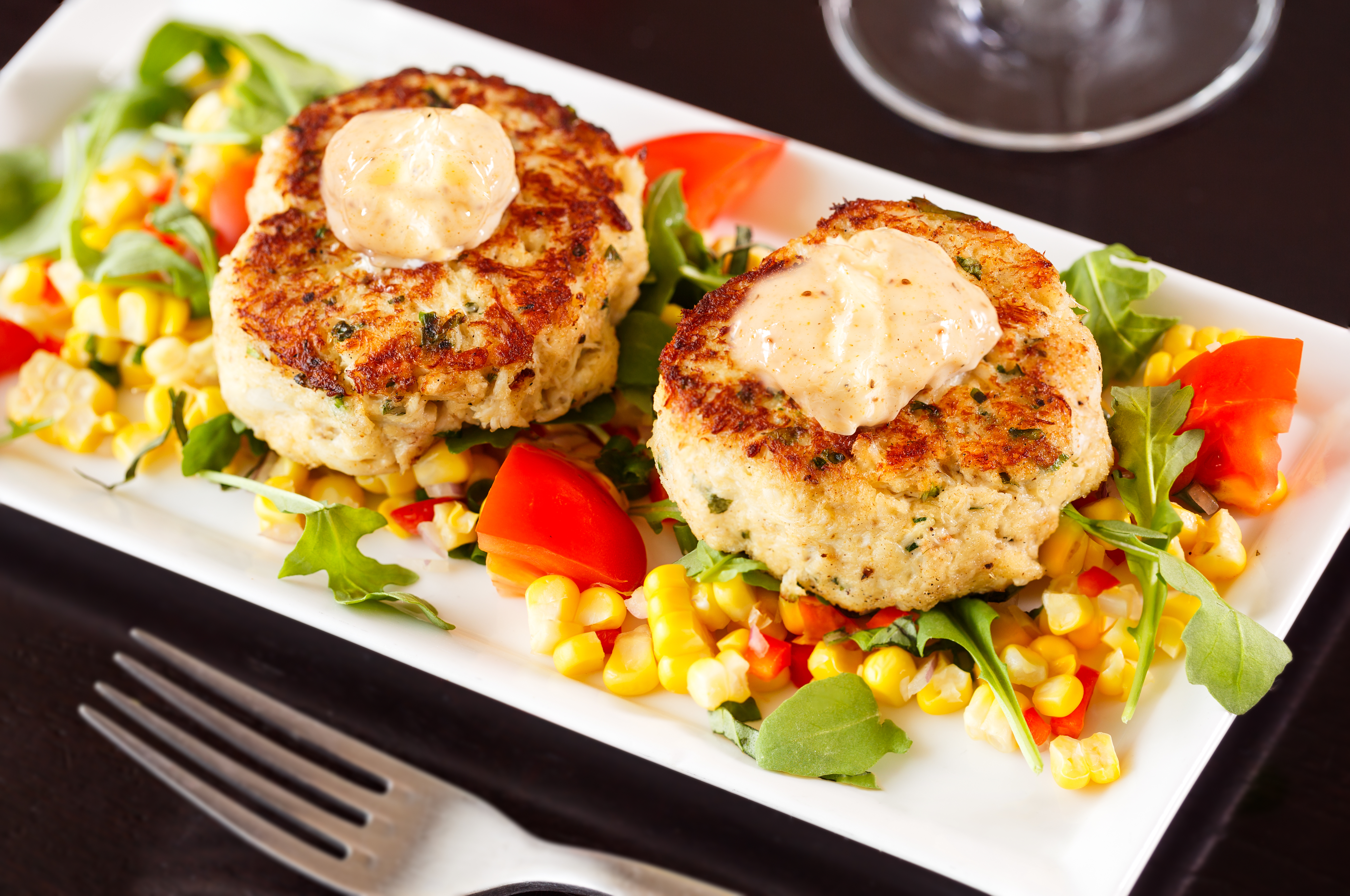 Photo of Lump Crab & Sweet Corn Cakes
