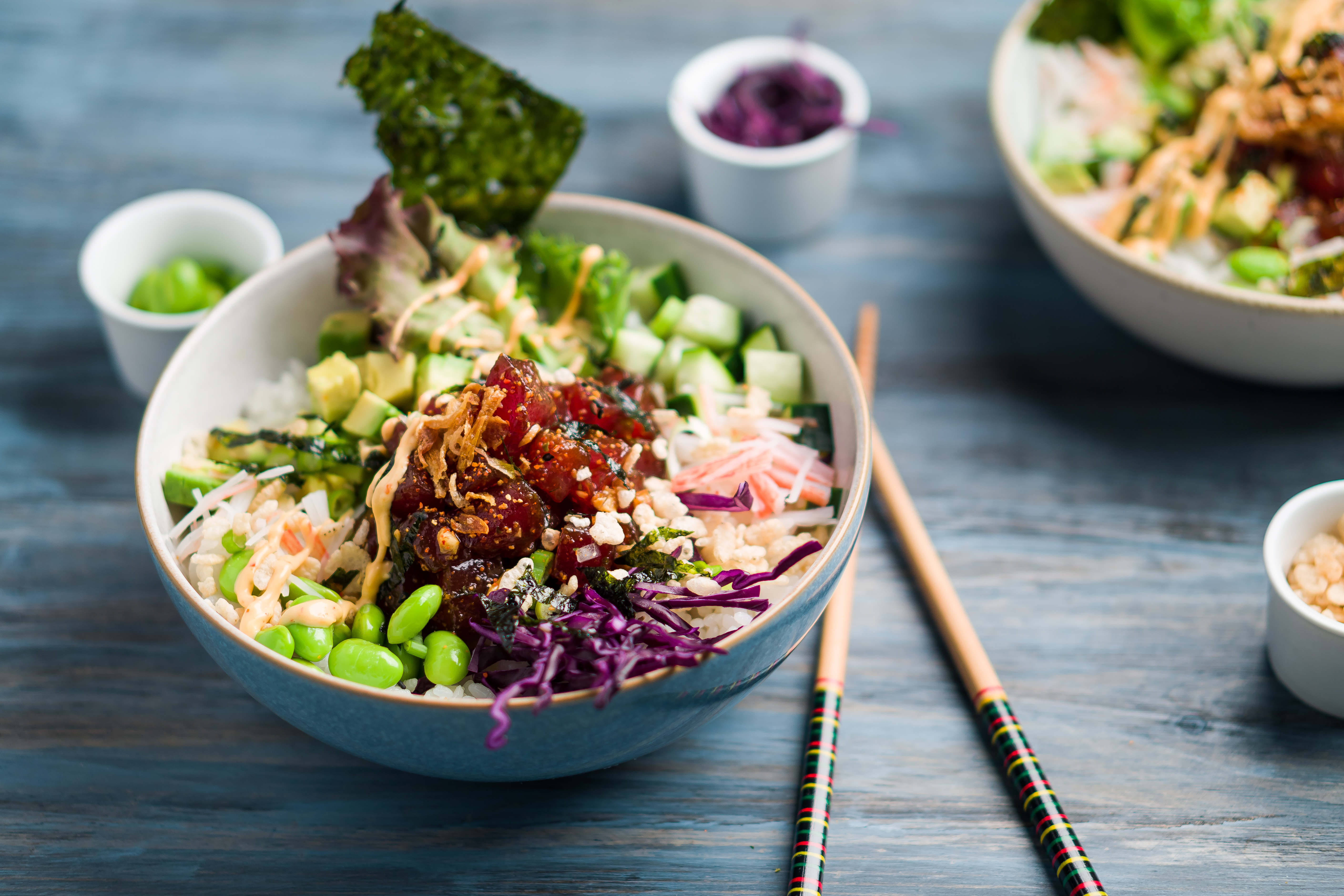 Photo of Seared Ahi Tuna Poke Bowl