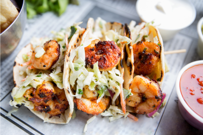 Photo of Baja Shrimp Tacos with Mango Salsa 