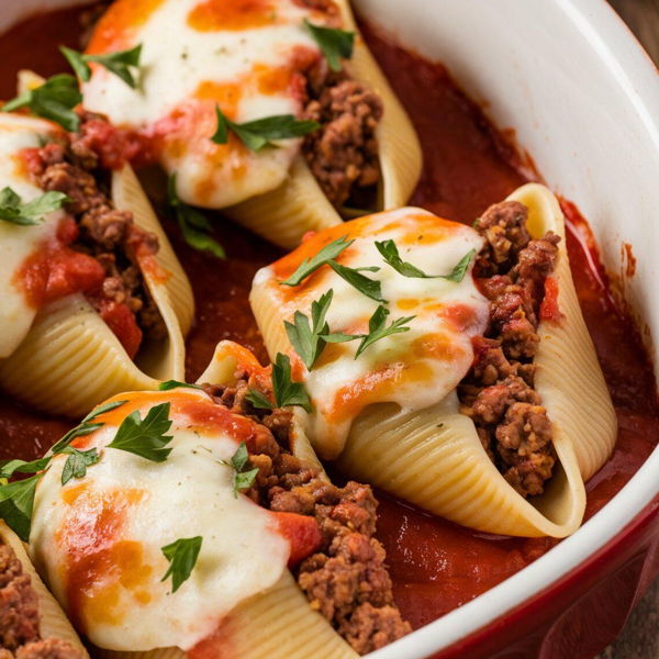 Photo of NEW! Spicy Sausage Ricotta Stuffed Shells