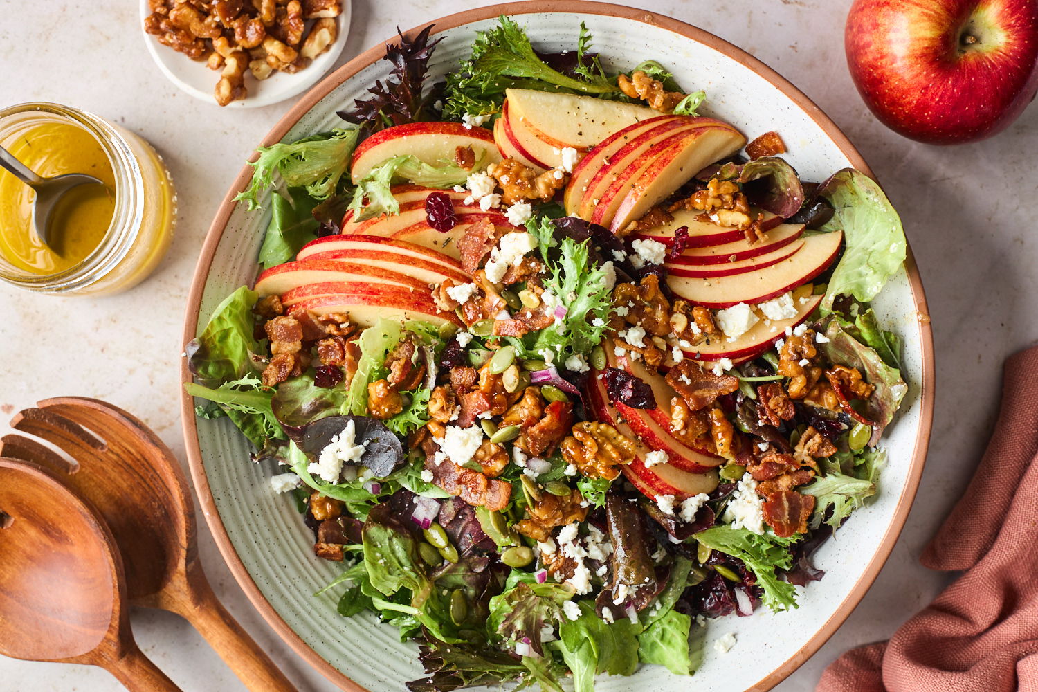 Photo of Citrus Chicken & Apple Walnut Crunch Salad 