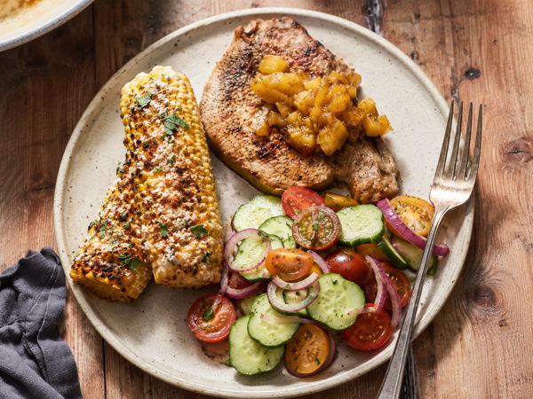 Photo of Father’s Day Peach Chile Grilled Pork Chop
