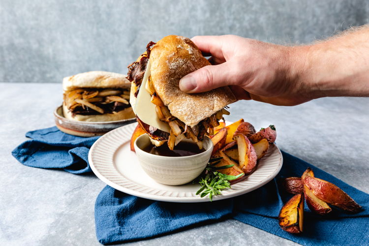 Photo of Beef French Dip with Roasted Fries