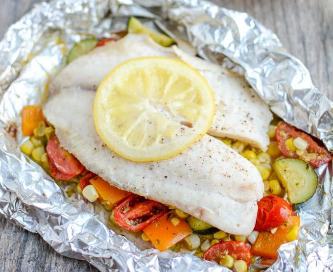 Photo of Tilapia Summer Foil Pack (GRILLABLE)