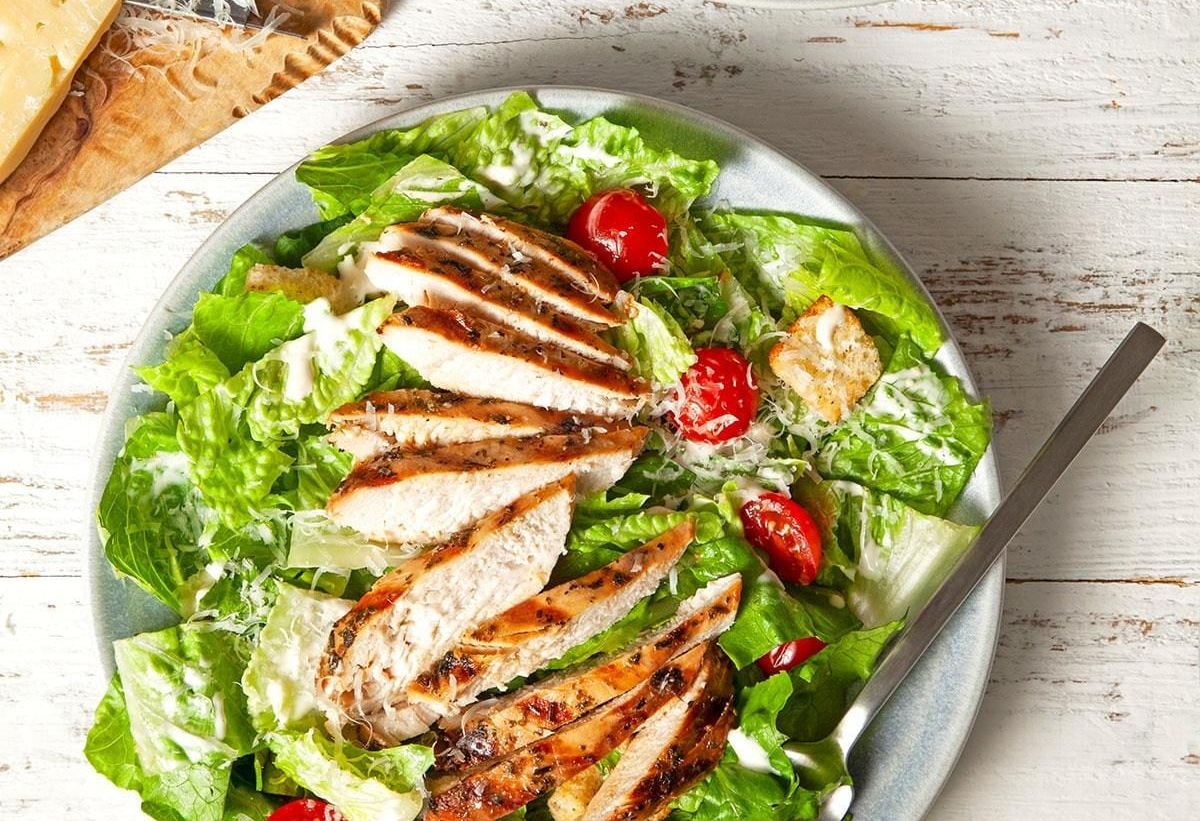 Photo of Grilled Chicken Caesar Salad with Parmesan & Croutons (Lunch)