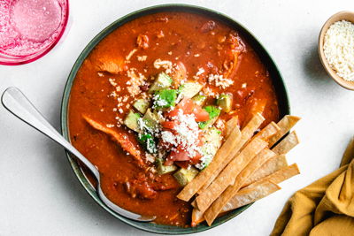 Photo of Hearty Chicken Tortilla Soup