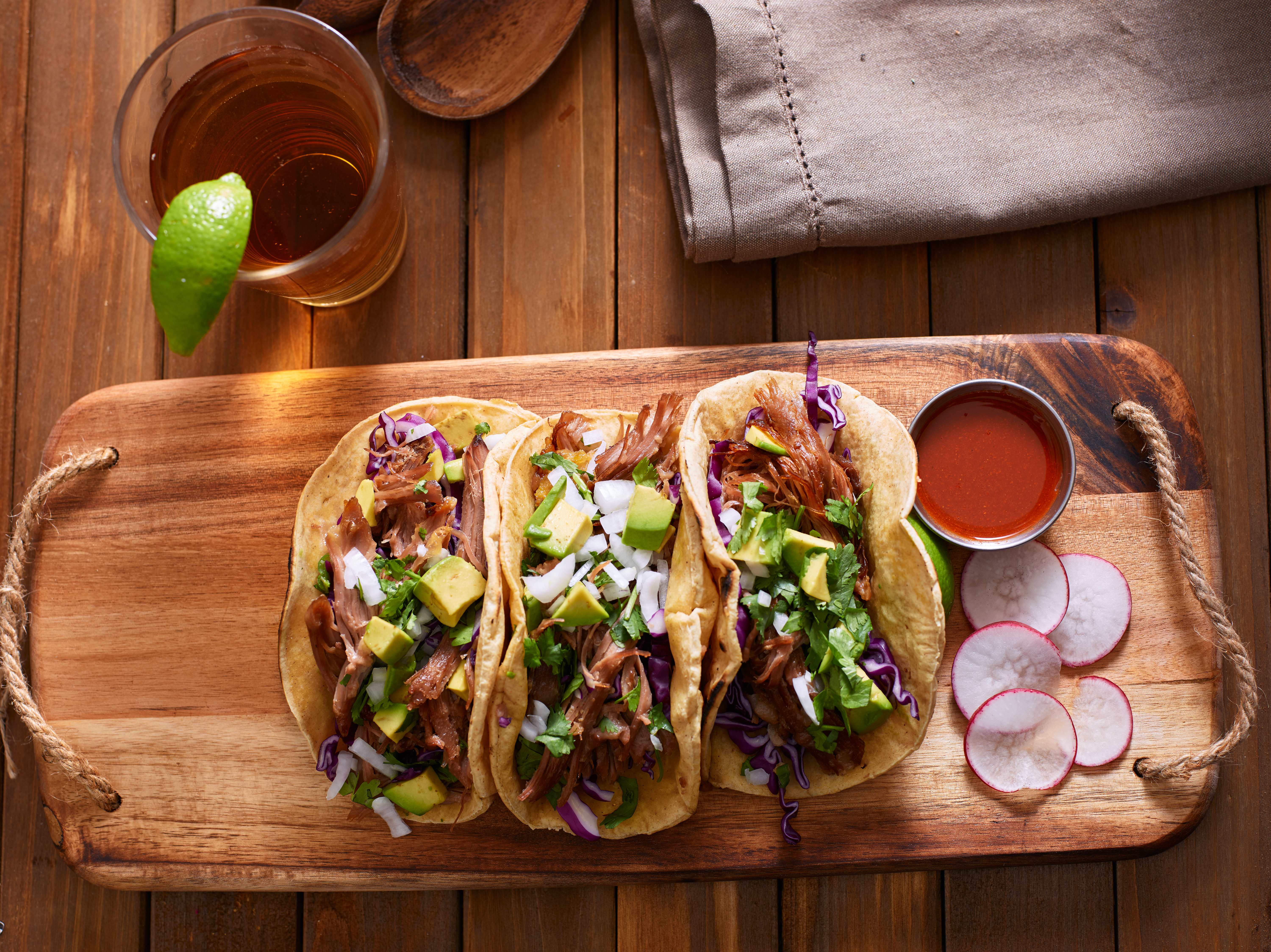 Photo of Fable Carnitas Tacos with Mexican Rice